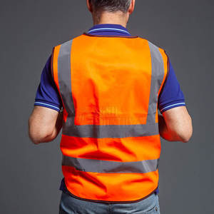 Chaleco de Seguridad Personalizado con Logotipo, Transpirable, 100% Poliéster, Ligero, de Alta Calidad, Servicio OEM al por Mayor, MOQ Bajo - Product Image 5