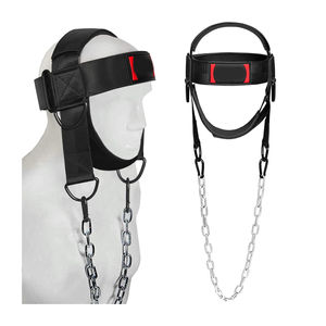 Neck Exerciser Strengthener <b>Trainer</b> Adjustable Head Chin Strap Portable Head Harness <b>Weight</b> Lifting Home Gym Use Neck Strength - Product Image 1
