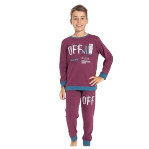 Conjunto de Pijamas de Algodón Suave para Niños, Manga Larga, Tejido Interlock de 2 Hilos, de 3 a 10 Años, Pijamas de Invierno para Niños y Niñas con Estampado - Product Image 5