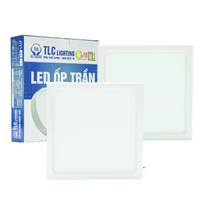 Plafonnier LED carré en relief de conception minimale Downlights en aluminium blanc d'excellente valeur pour la conception du bureau à domicile au Vietnam - Product Image 1