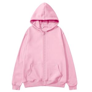 <b>Women</b> Workout <b>Zipper</b> <b>Hoodie</b> Heavyweight Street Style Hooded Sweatshirt Unisex <b>Zipper</b> <b>Hoodie</b> Wholesale OEM - Product Image 3
