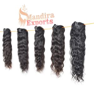Vente en gros de cheveux ondulés bruts vietnamiens vierges 100% paquets bon marché extensions de cheveux humains brésiliens à cuticule alignée - Product Image 1