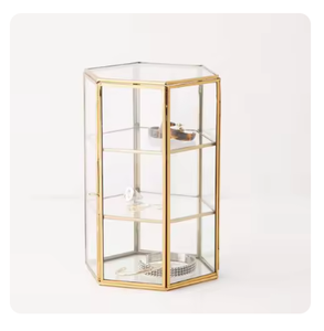 Boîte à bijoux de luxe de qualité supérieure Décoration de maison élégante pour offrir Rangement d'accessoires décoratifs en métal - Product Image 2