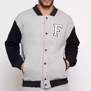 Chaquetas con letras bordadas personalizadas para hombre chaqueta de equipo deportivo con letras bordadas de béisbol tarifa de venta completa - Product Image 1