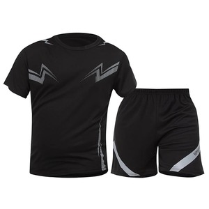 T-shirts d'été à manches courtes en soie glacée à séchage rapide pour hommes avec respiration cutanée et couleurs unies rafraîchissantes - Product Image 2