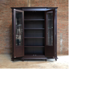 Classic Mahogany Clothing <b>Wardrobe</b> Durable Wooden <b>Storage</b> <b>Solution</b> for Homes Villas and Hotels - Product Image 2
