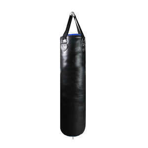 Sac de frappe de boxe professionnel en cuir véritable pour entraînement en salle de sport, équipement de fitness, sac lourd multicolore, vente chaude - Product Image 1