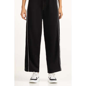 Relax Fit WM-TRC-SS25-001 Trousers with Side Stripe <b>Decoration</b> - Product Image 1