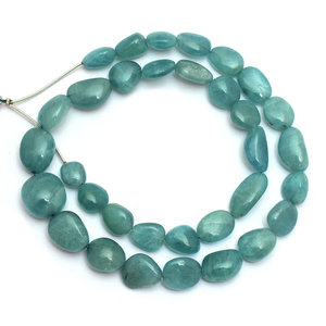 AAA Grandidierite pierres précieuses 10mm-18mm perles de pépites lisses Grandidierite naturelle pierres précieuses perles ovales dégringolées pour bijoux - Product Image 4