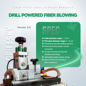 High Quality SKYFIBERTECH DrillSKY Fiber Cable Blowing Machine <strong>Kocaeli</strong> Manufacturer Drill Powered 1 6 mm Microduct Fiber - Product Image 6