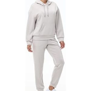 Ensemble de survêtement décontracté pour femme, 100% couleur unie, respirant, lourd, antibactérien, taille plus, pour l'été - Product Image 3