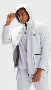 Vêtement personnalisé tenues d'entraînement en nylon avec fermeture éclair en vrac vente en gros Survêtement en nylon/polyester coupe-vent vêtements de jogging survêtement - Product Image 2