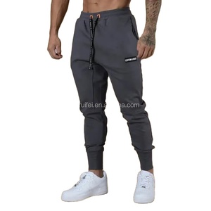 Fabricación Logotipo personalizado Ropa deportiva Puños elásticos altos Algodón cónico Hombres Deportes atléticos Fitness Gimnasio Joggers atléticos - Product Image 2