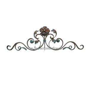 Décoration murale moderne en fer forgé noir en forme de feuille, provenant d'Inde, idéale pour les festivités de Noël - Product Image 2