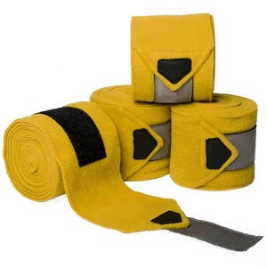 Bandages de polo pour chevaux en polaire de haute qualité fabriqués avec des bandages en polaire de qualité supérieure OEM vente en gros - Product Image 2