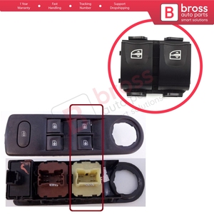 Interrupteur de lève-vitre côté conducteur BDP1218 254118722R pour Captur 1, Clio 4, Trafic 3, Lodgy, Duster - Product Image 5