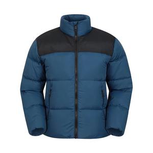 Nouvelle arrivée Veste longue matelassée légère pour homme Col montant Hiver Extérieur Polyester avec capuche en toile matelassée OEM - Product Image 1