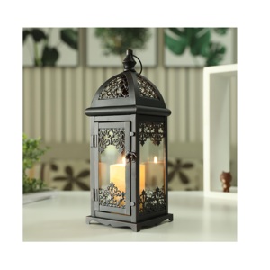 Linterna de Metal decorativa marroquí hecha a mano de la mejor calidad para decoración del hogar interior y exterior para Navidad y bodas - Product Image 2