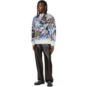 Pantalon en cuir véritable décontracté pour hommes le plus vendu sur mesure taille haute vêtements de rue brodés taille moyenne pour adultes - Product Image 4