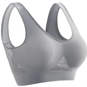 Haute qualité Logo personnalisé femmes respirant séchage rapide haut de gymnastique soutien-gorge vêtements de Fitness vêtements de sport Yoga sport soutien-gorge - Product Image 1