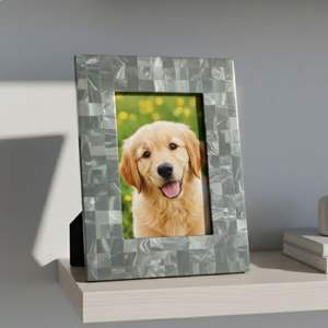 Mother of <b>pearl</b> <b>photo</b> <b>frame</b> premium handcrafted decorative <b>frame</b> for upscale interior styling - Product Image 4