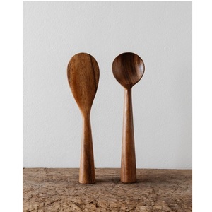 3 piezas de madera natural acabada para cocina y mesa, último diseño, artículos hechos a mano, madera de acacia y mango con esmalte - Product Image 4