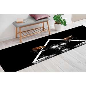 Alfombra Estampada: Diseño Moderno de Batería Musical para Oficina y Dormitorio, Alfombra Goblen - Product Image 5