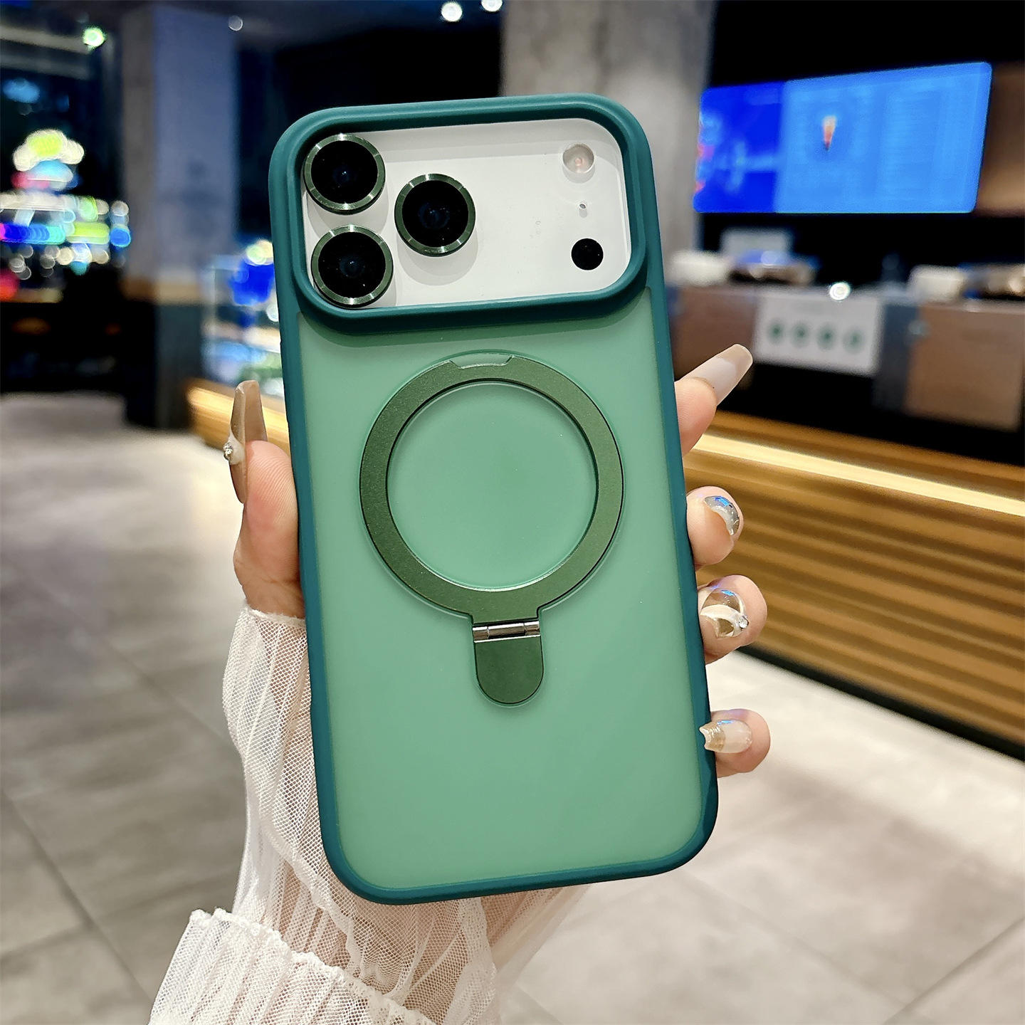 สีเขียว