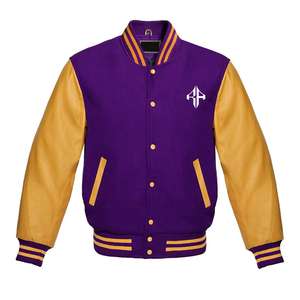 Nouveau haut respirant col côtelé Varsity Jacket New Top Selling Logo personnalisé veste d'hiver 100% Polyester par ATLANTIC - Product Image 2