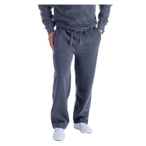 Pantalon évasé élégant personnalisé en coton respirant ceinture élastique décontracté confortable vierge vêtements décontractés pantalons de survêtement pantalons de survêtement pour hommes - Product Image 1