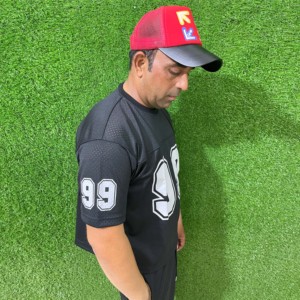 Vente en gros de t-shirts d'été à manches courtes grande taille imprimés sur mesure pour hommes ensemble de fitness respirant deux pièces vêtements de sport décontractés - Product Image 3