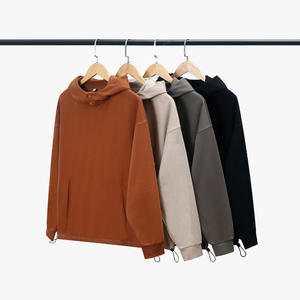 Personalizado de alta calidad Unisex 320g de doble cara de algodón Chino mujeres sudaderas con capucha de los hombres - Product Image 2