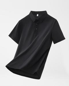 Polo informal para hombre, malla de enfriamiento antibacteriana 7A para ropa de verano con decoración de botones, polos - Product Image 3