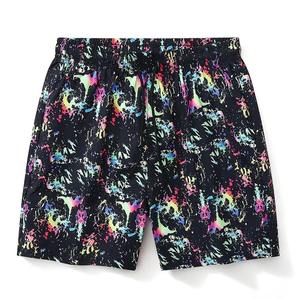 Nouveau Graffiti 3D pantalons de plage pour hommes décontracté lâche maille Shorts impression numérique 100% coton taille moyenne Hip Hop Style solide toile - Product Image 1