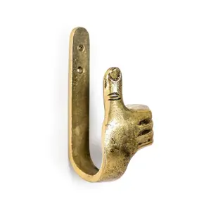 Hand Shaped Design Brass Wall Hook And Hanger In New Decorative Design Hook And Rails