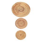 Sous-verres tissés en rotin faits à la main pour la cuisine, napperons, tapis de bol, tapis de Table, tapis de tasse, décor fabriqué au vietnam - Product Image 4