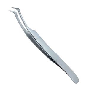 Pince à épiler d'extension de cils en acier inoxydable personnalisée de haute précision Pointe pointue Volume Isolation des cils Pince à épiler personnalisée en gros - Product Image 2