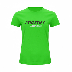 Camiseta de fútbol transpirable para mujer, color sólido con logotipo personalizado, perfecta para equipos de clubes de fútbol y atletas serios - Product Image 1
