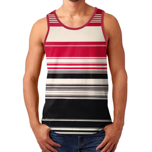 Stylish <b>Men</b> Sublimation Tank Top breathable <b>light</b> weight custom made Sublimation Tank Top with best designs - Product Image 1