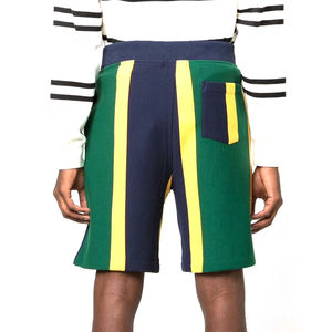 Pantalones cortos informales de verano para hombre, nuevo estilo, cordón elástico, logotipo personalizado, estampado de letras, poliéster, algodón, estambre sólido - Product Image 2