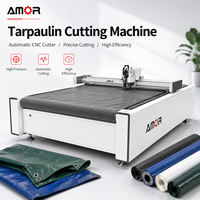 Machine de découpe automatique de bâches en PVC CNC