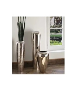 Maceta de Latón para Plantas, Decoración Moderna de Lujo para Interiores del Hogar, Floreros de Pie para Hotel, Floreros de Mesa para Bodas, Ecológicos, Colores Personalizados - Product Image 1