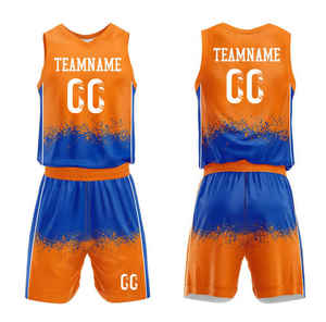 Bsci Summer Basketball Kits personnalisés imprimés par sublimation Commande en gros Ensemble complet de vêtements de sport personnalisés pour les équipes et les clubs - Product Image 6