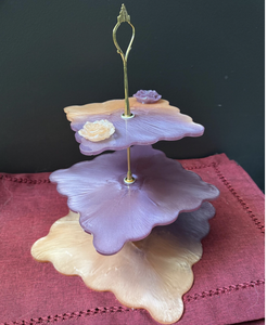 Support à Gâteau en Résine Personnalisé, Fait à la Main, Couleur Verte, Époxy de Qualité Superfine, pour Célébration d'Anniversaire d'Inde - Product Image 3