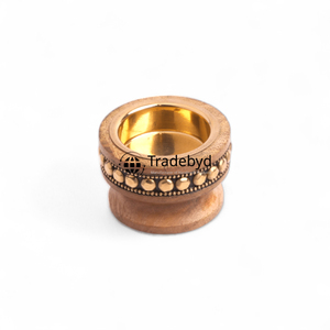 Caja de quemador Bakhoor de madera decorativa con pulido suave y patrones de corte elegantes para uso tradicional de Tradebyd - Product Image 4