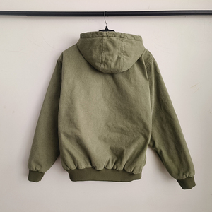 YORK เสื้อแจ็กเก็ตผ้าไนลอนผู้ชายปักลายสไตล์สตรีทหนา - Product Image 5