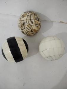 Boules décoratives artisanales en os de corne pour la maison, le jardin, la cuisine et le salon - Product Image 6