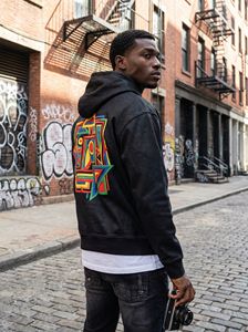 Sweat-shirt à capuche en polaire uni pour homme fiable avec logo imprimé numérique sur le devant, respirant et écologique, pull décontracté - Product Image 6