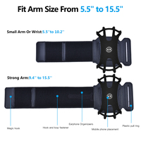 Bracelet de sport extérieur personnalisé en silicone, étui de téléphone portable flexible pour la course à pied, accessoire de téléphone portable étanche