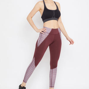 Leggings de Yoga Sexys, Ecológicos, Tejidos, de Cintura Alta, con Bolsillo, para Gimnasio y Fitness, con Logotipo Privado Personalizable, al por Mayor - Product Image 1